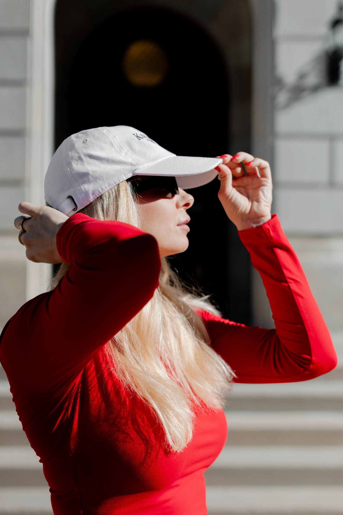 Signature White Dad Hat